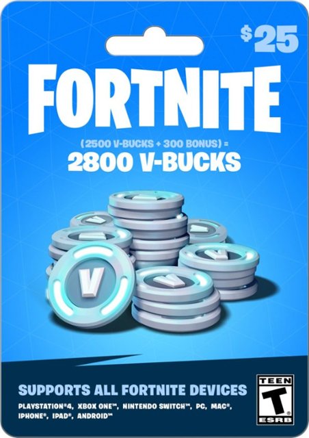 Free 2800 Fortnite Vbucks